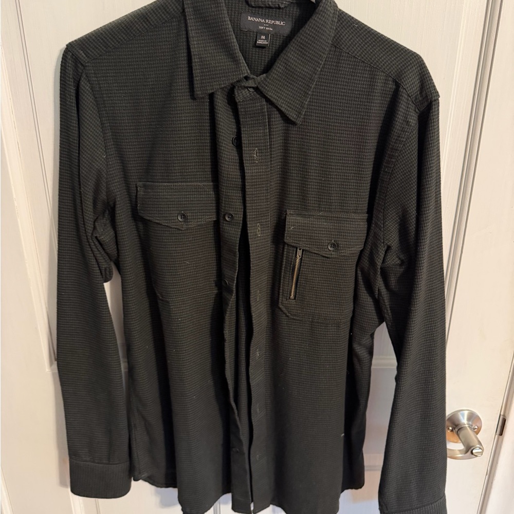 Banana Republic Dark Gray Men's Shirt Jacket